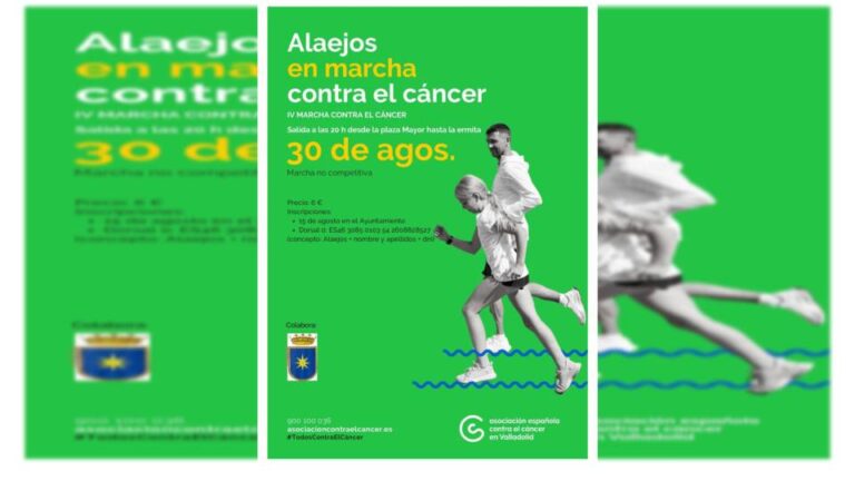 Alaejos se movilizará contra el cáncer con su IV Marcha Solidaria