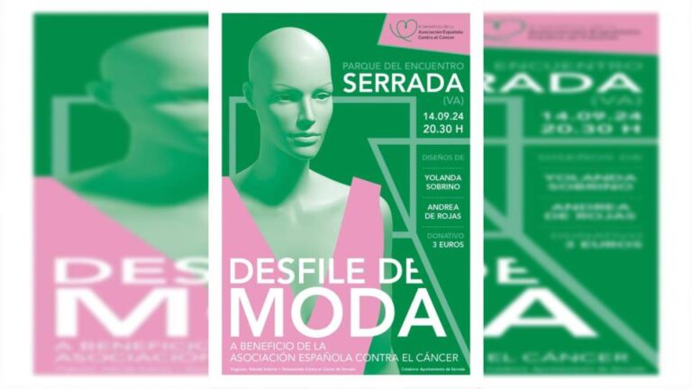 Serrada se suma a la causa contra el cáncer con un desfile de moda benéfico