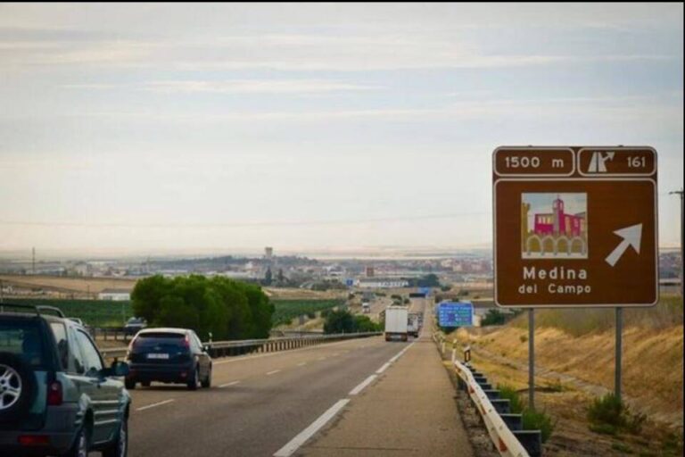 Avanzan los trámites para la mejora de la A-6 entre Medina del Campo y Tordesillas