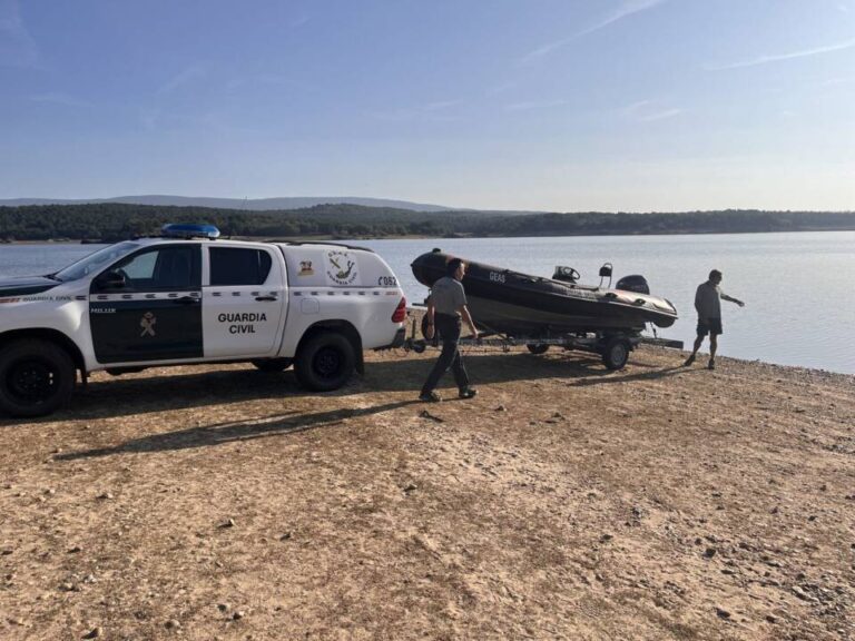 Inician las labores de búsqueda en el embalse de la Cuerda del Pozo de un vecino de Tudela desaparecido