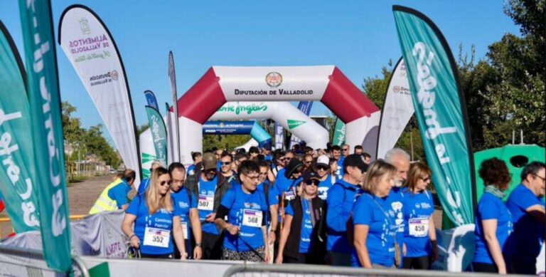 Más de 800 personas participan en la VII Caminata Popular a beneficio del Banco de Alimentos de Valladolid