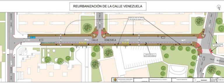 El Ayuntamiento de Valladolid invierte 446.000 euros en la reurbanización de las calles Venezuela y Gerona