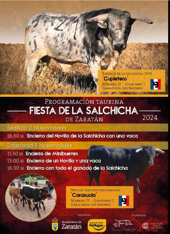 Los festejos taurinos ponen el toque de adrenalina a la Fiesta de la Salchicha de Zaratán