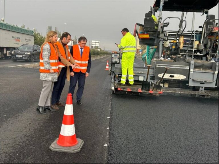 Avanzan las obras de mejora en el tramo vial que conecta Boecillo y Tudela de Duero