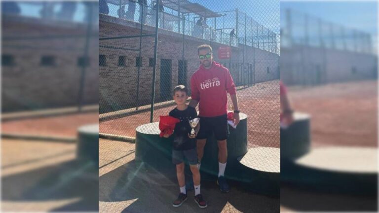 El joven tenista Ángel Buitrago, subcampeón benjamín en el Spartan Tenis Tour de Segovia