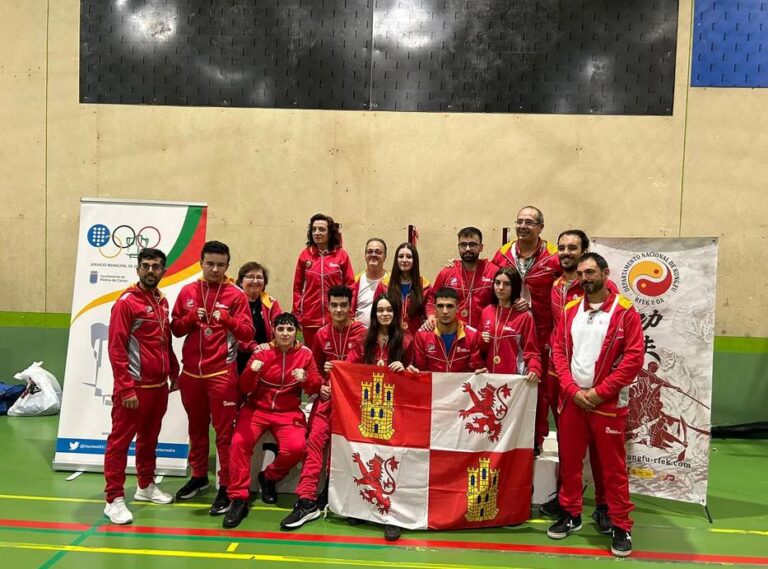 Medina del Campo golpea con oro en el Campeonato de España de Kung Fu