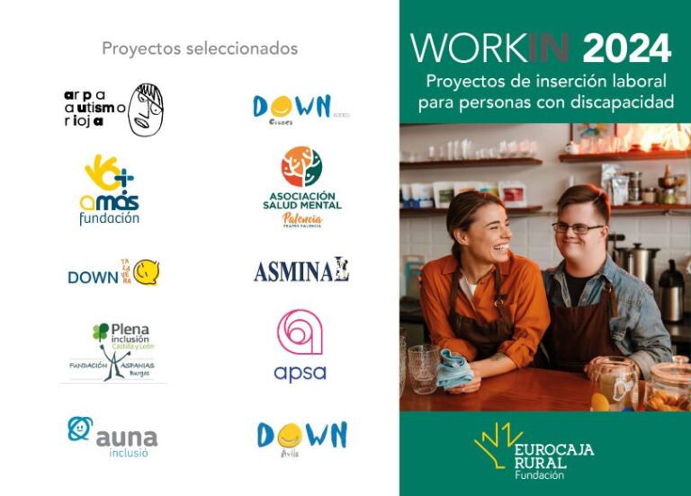 Fundación Eurocaja Rural entrega 100.000 euros en ayudas a 10 proyectos de inclusión social